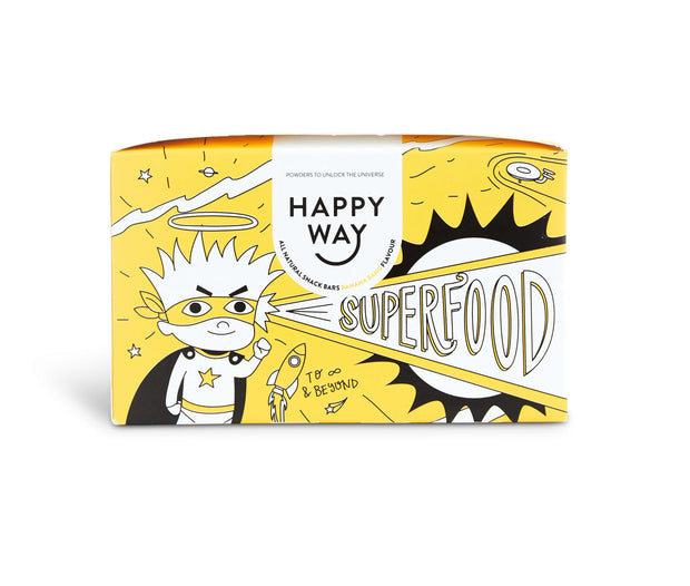 BANANA BANG ALL NATURAL SNACK BAR (30G) +18 Bars,Kids Snack Bar,Happy Way,Happy Way
