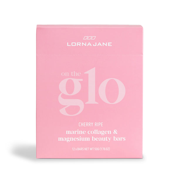 Lorna Jane On The Glo | Beauty Bars | Cherry Ripe (12 bars)