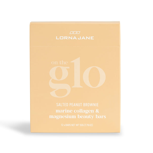 Lorna Jane On The Glo | Beauty Bars | Salted Peanut Brownie (12 bars)