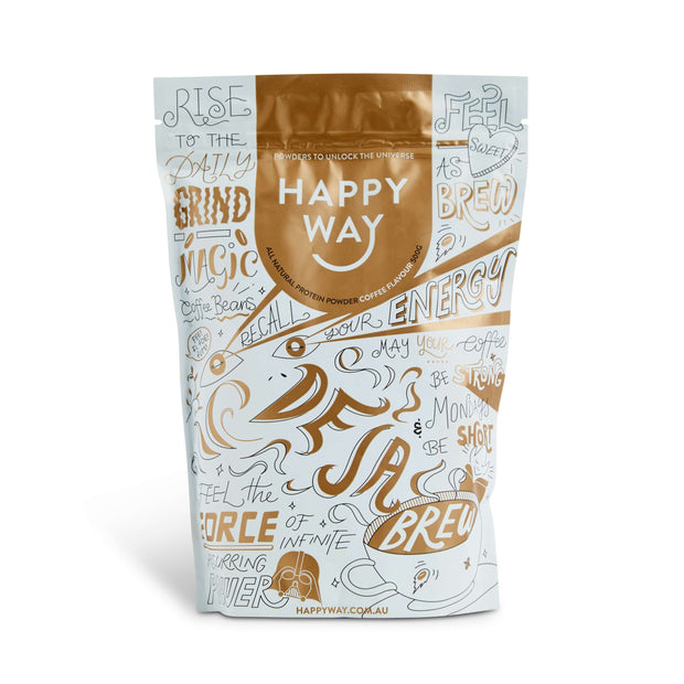 De Ja Brew Coffee Protein Powder 500g,Protein,Happy Way,Happy Way