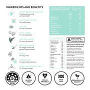 CACAO MINT HEMP PROTEIN POWDER (500G) - VEGAN,Vegan Protein,Happy Way,Happy Way