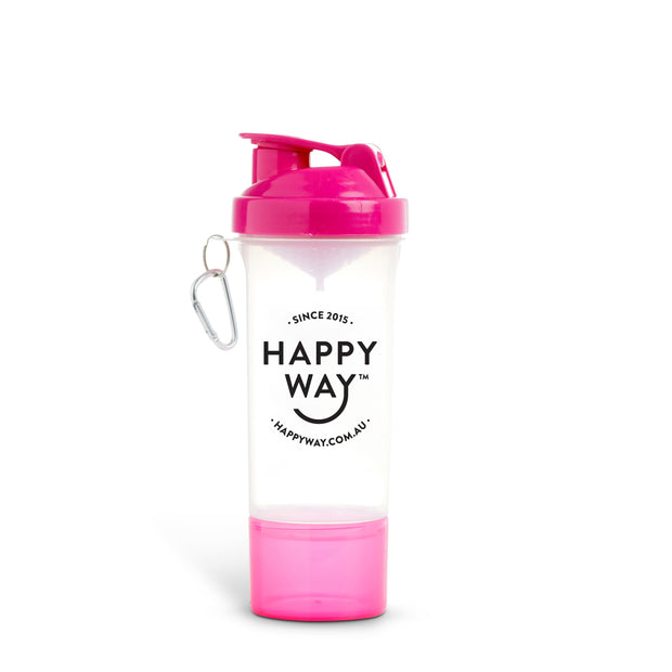 Happy Way Shaker (400ml) - Pink
